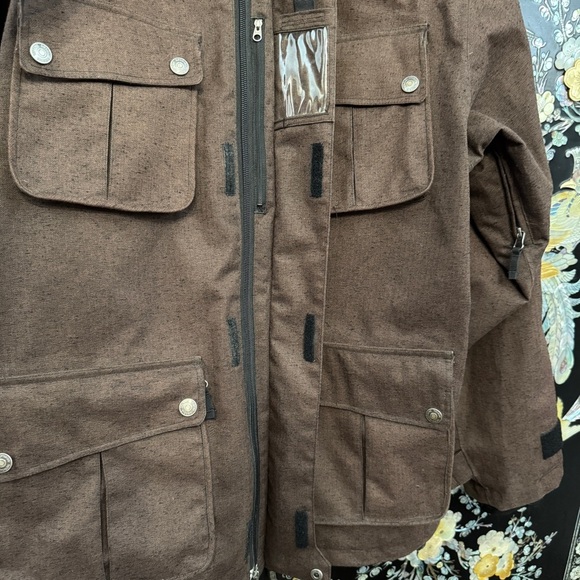 Sessions Ridge Series Men’s Ski/Snowboard Jacket M Brown RECCO - Picture 7 of 15